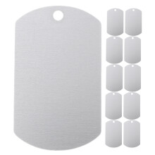 12St DIY Zilveren Aluminium Tags Huisdier- En Kalveridentificatie