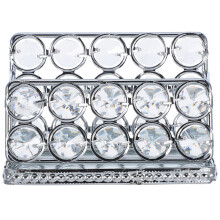 1Business Card Organizer Voor Met Duurzaam Metaal En Kristal