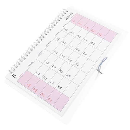 1 Minimalistische Bureautafel Kalender 2025 Van