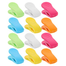 12St Stevige Plastic Wasknijpers Voor Strand, Keuken En Handdoekhouder