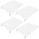 4St Filtertray Aquarium Wit PP Met Optimale Waterdoorlaat 1