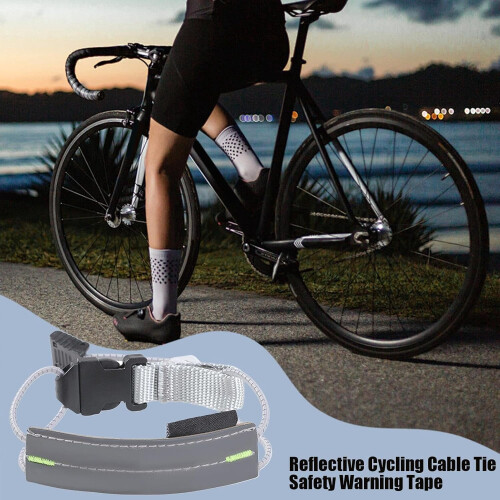 High-Vis Reflective Leg Bands Adjustable Weather-Resistant 2