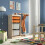 IKEA TROFAST Storage Unit with 4 Boxes 44x30x91cm 1