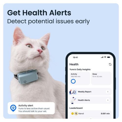 Tractive Smart Cat Tracker Mini | #1 Cat GPS | Real-Time Location Tracking | Ter 2