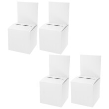 4St Praktische Papieren Raffle Box Met Opslagfunctie