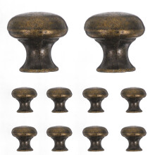 12St Metalen Kastknoppen Met Vintage Look, Stevig En Stijlvol