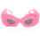 1Modieuze Zonnebril Feestje Accessoires Roze 1