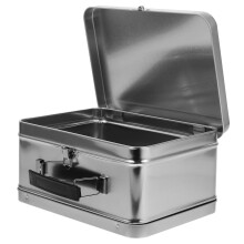 1Tin Keepsake Box Met Handvat Perfect Voor Bureau En Verzameling