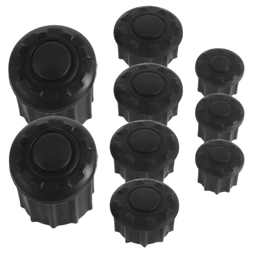 9St Motorfiets Zwarte Afdekkappen Moer En Frame Set