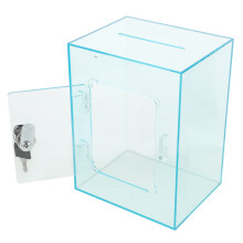 Stevige Acryl Spaarpot Met Slot, Perfect Voor Contant Geld