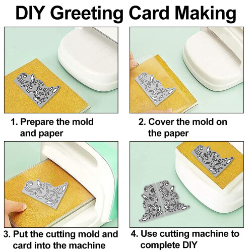 Βελτιώσεις άλμπουμ φωτογραφιών DIY, μήτρες κοπής γωνιών δαντέλας για διακόσμηση 2