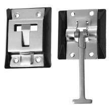RV Door Holder, Camping Entry Door Holder , Stainless Steel Trailer T Style Entry Door Catch Holder, Door Hook
