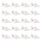 2000 PCS NFC Tags Sticker with NTAG213 Chip Blank NFC Stickers Adhesive Labels RFID Tags Rewritable 144 Bytes Memory 1