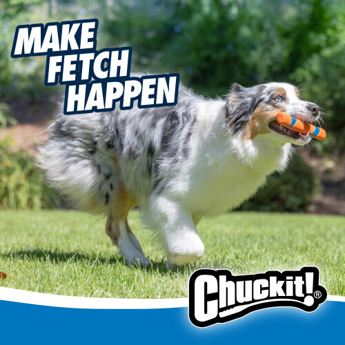 Chuckit! Chuckit! Ultra Fetch Stick Rubber Dog Toy For Interactive Play, Multi 2