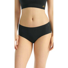 (16 UK, Black) Adidas Womens/Ladies Hipster Briefs (Pack of 3)