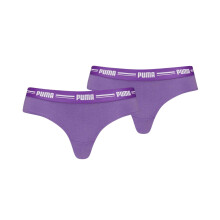 Puma Womens/Ladies Low Rise Brazilian Briefs (Pack of 2)