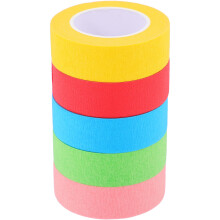 5Rol Multicolor Plakband Voor Thuis, Hobby En Kantoor Organisatie