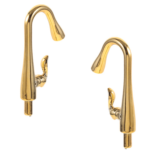 2St Gouden Mini Plastic Keuken Badkamer Decoratie