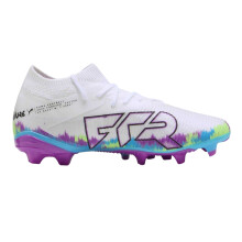(3 UK, White/Green/Black) Puma Womens/Ladies Future 8 Match Snug Fit Artificial Ground Football Boots