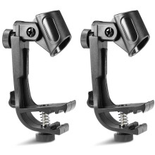 2St Universele Anti-Shake Microfoonhouders Verstelbaar Voor Drums