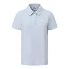 (18 UK, Baby Blue) Slazenger Womens/Ladies Logo Polycotton Polo Shirt