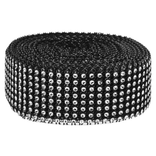 1Rol Elegant Glinsterend Rhinestone Lint Kledingaccessoire