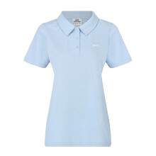 (8 UK, Blue) Slazenger Womens/Ladies Logo Polycotton Polo Shirt