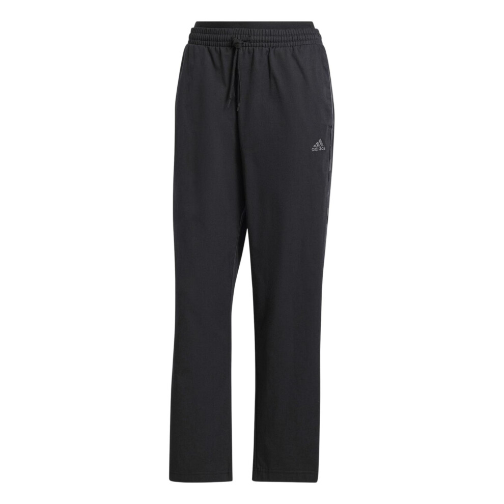 Adidas (12 Uk - 14 Uk, Black) Womens/Ladies Essentials Striped Camo Trousers