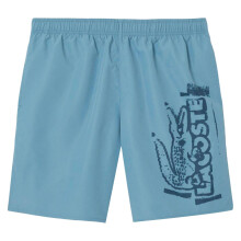 (XL, Blue) Lacoste Mens Logo Swimming Trunks