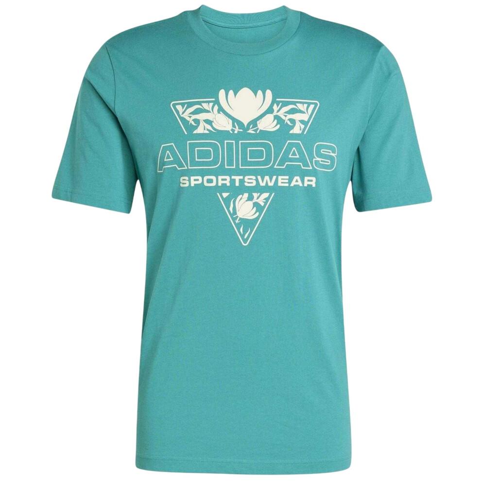 Adidas (Xs, Teal) Mens House Of Tiro Sports T-Shirt