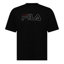 (XXL, Black) Fila Mens Harrison Logo Cotton T-Shirt