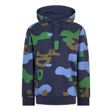 Boss Mens Camouflage Logo Hoodie