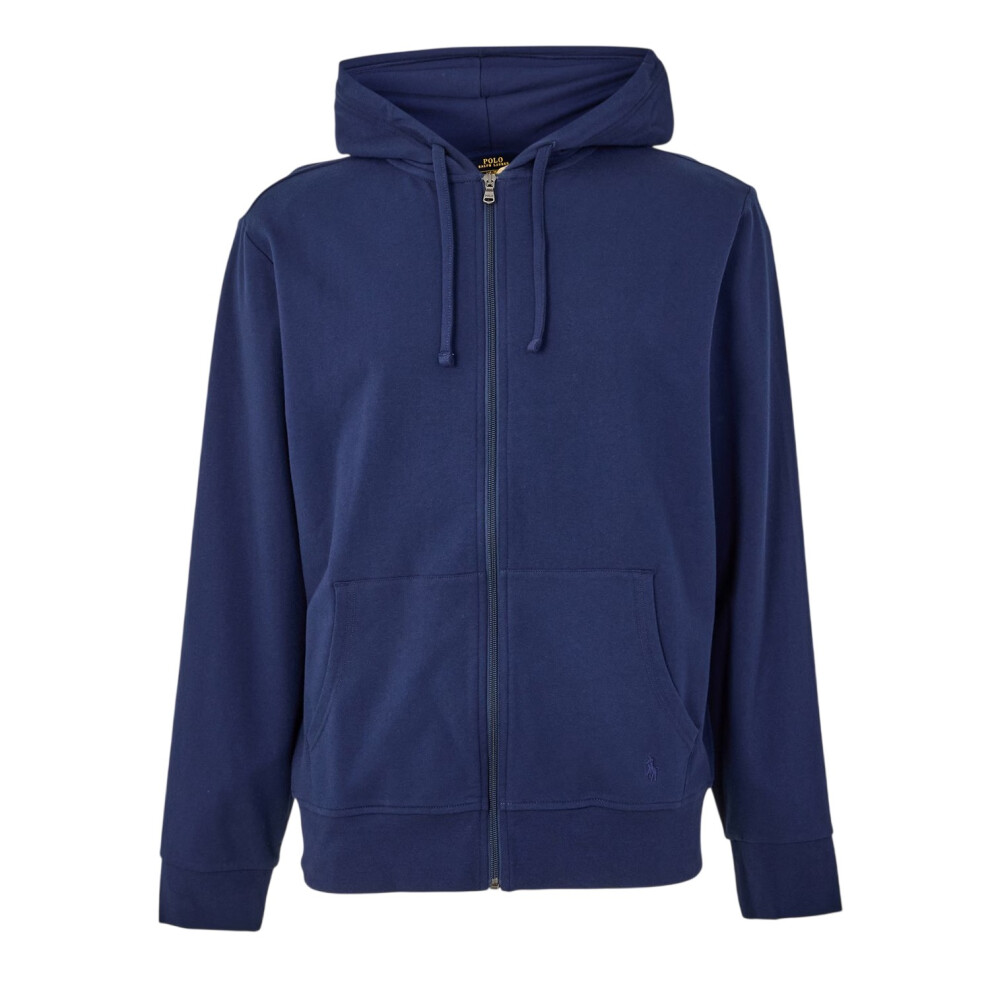 Ralph Lauren (S, Navy) Mens Polo Ribbed Cuff Full Zip Hoodie
