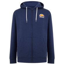 (S, Navy) Ellesse Mens Miletto Full Zip Hoodie