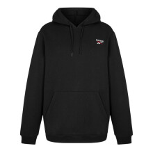 (XXL, Black/White) Reebok Mens Identity Relaxed Fit Hoodie