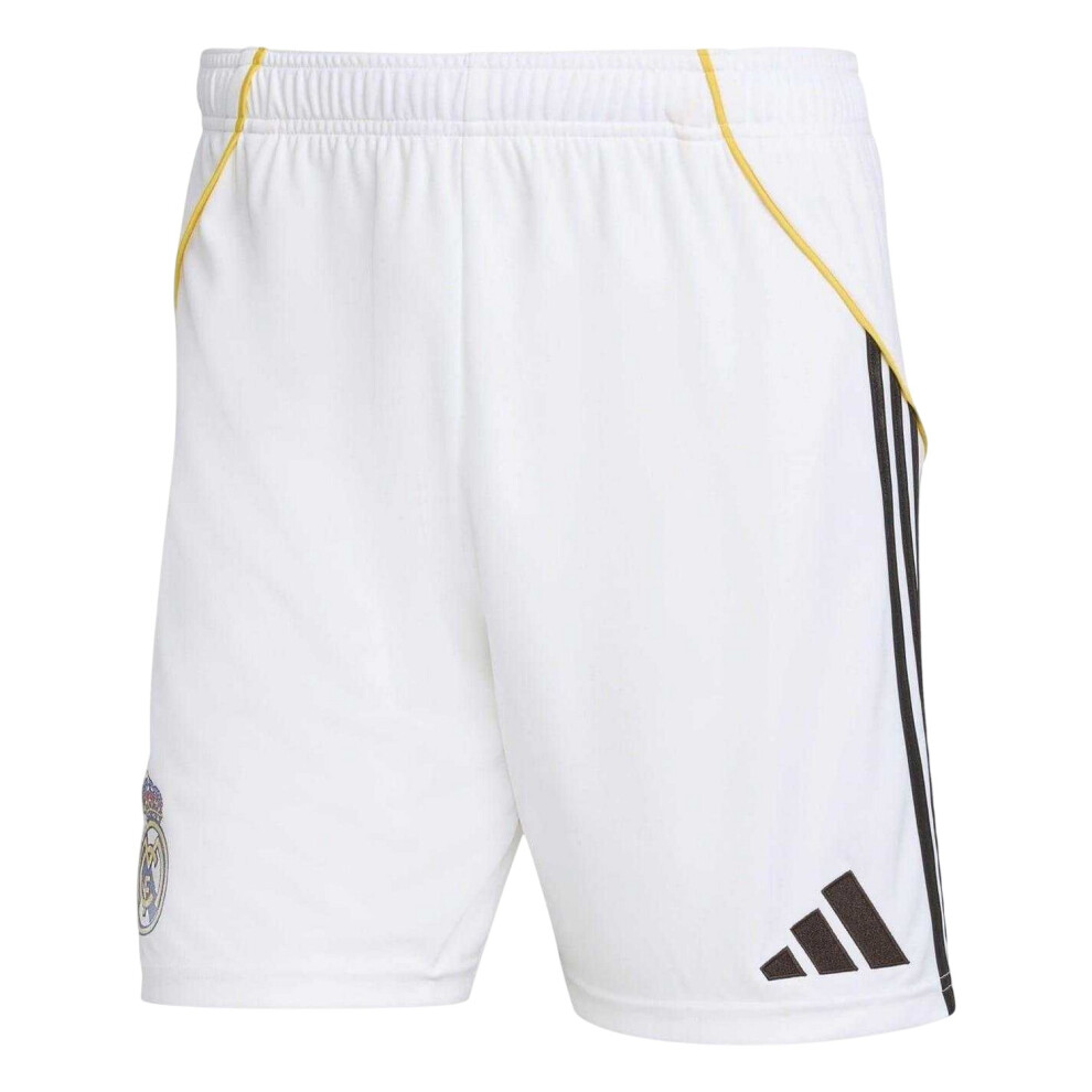 Adidas (Xl S, White) Mens 2025/2026 Real Madrid Cf Football Shorts