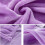 Fleece Throw Blanket Light Grey 200x230cm 5