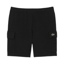 (XXL, Black) Lacoste Mens Cotton Cargo Shorts