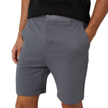 (XL, Dark Grey) Brave Soul Mens Woven Waffle Track Shorts