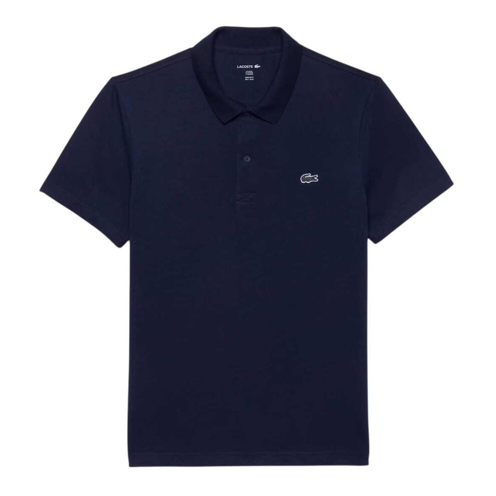 Lacoste (Xxl, Navy) Mens Chest Logo Regular Polo Shirt