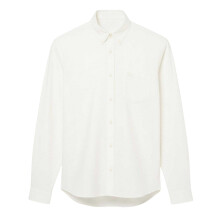 (16.5 in, Cream) Lacoste Mens Cotton Jersey Regular Shirt