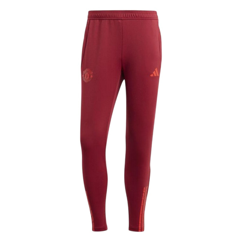 Adidas Mens 23/24 Manchester United Fc Tracksuit Bottoms