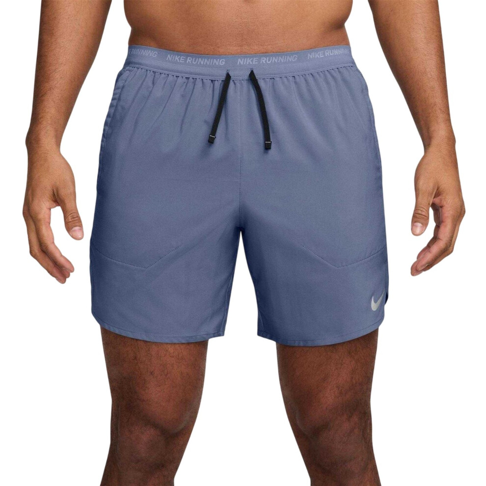 Nike (S, Indigo) Mens Stride Running Shorts