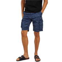 Brave Soul Mens Palm Print Cargo Shorts
