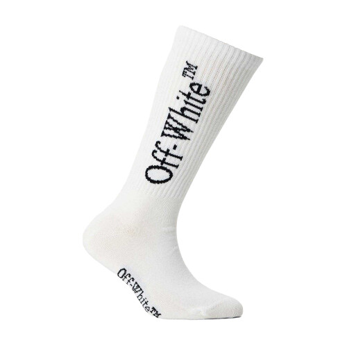Off White Childrens/Kids Logo Knee High Socks