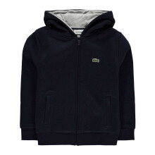 (12 Years, Navy) Lacoste Boys Basic Full Zip Hoodie