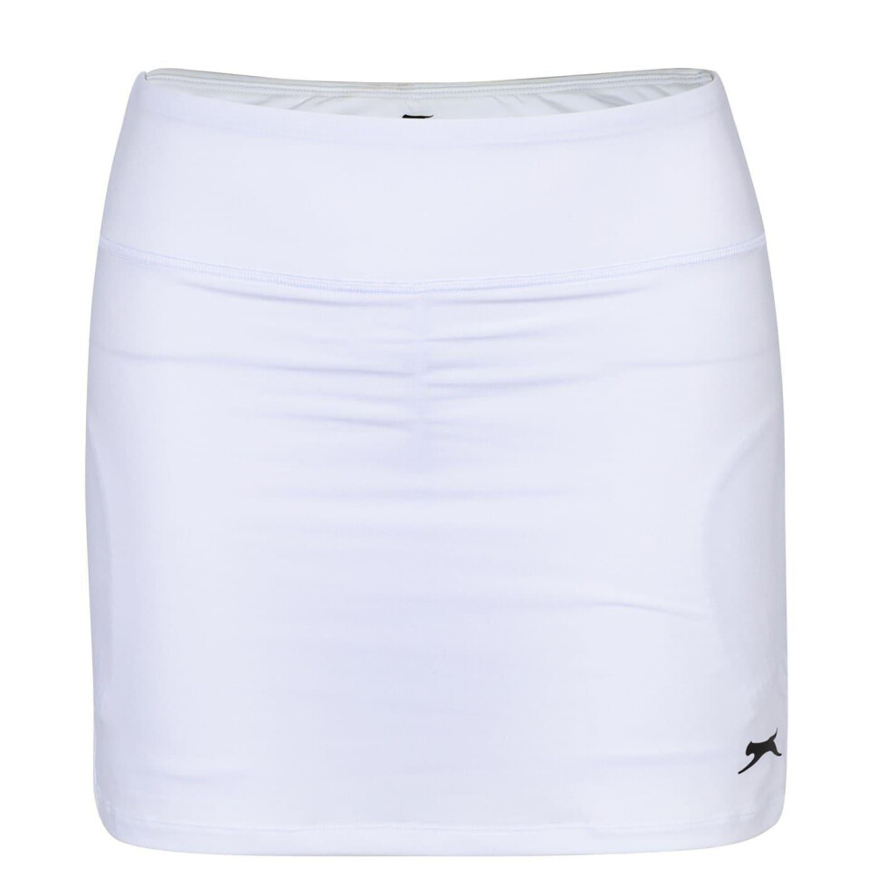 Slazenger (11-12 Years, White) Girls Court Logo Skort