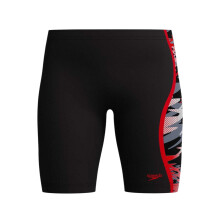 (13 Years, Anthracite/Red) Speedo Boys Hyperboom Splice Camo Fitted Jammer Shorts