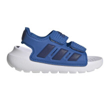 (8.5 UK Child, Blue/Dark Blue/White) Adidas Childrens/Kids Altaswim 2.0 Stripes Open Toe Sports Sandals