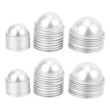 60PCS- Bath Bomb Mold Kit, 15 Set 3 Size Mold & Bath Bombs Press for DIY Making Supplies